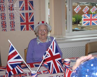 Residents of Hollylodge EMI Residential Care Home, south Wales